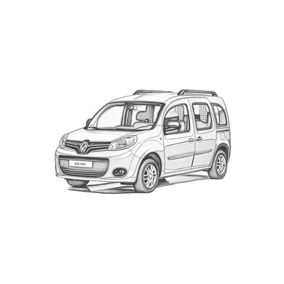 Fahrzeugskizze Renault Kangoo